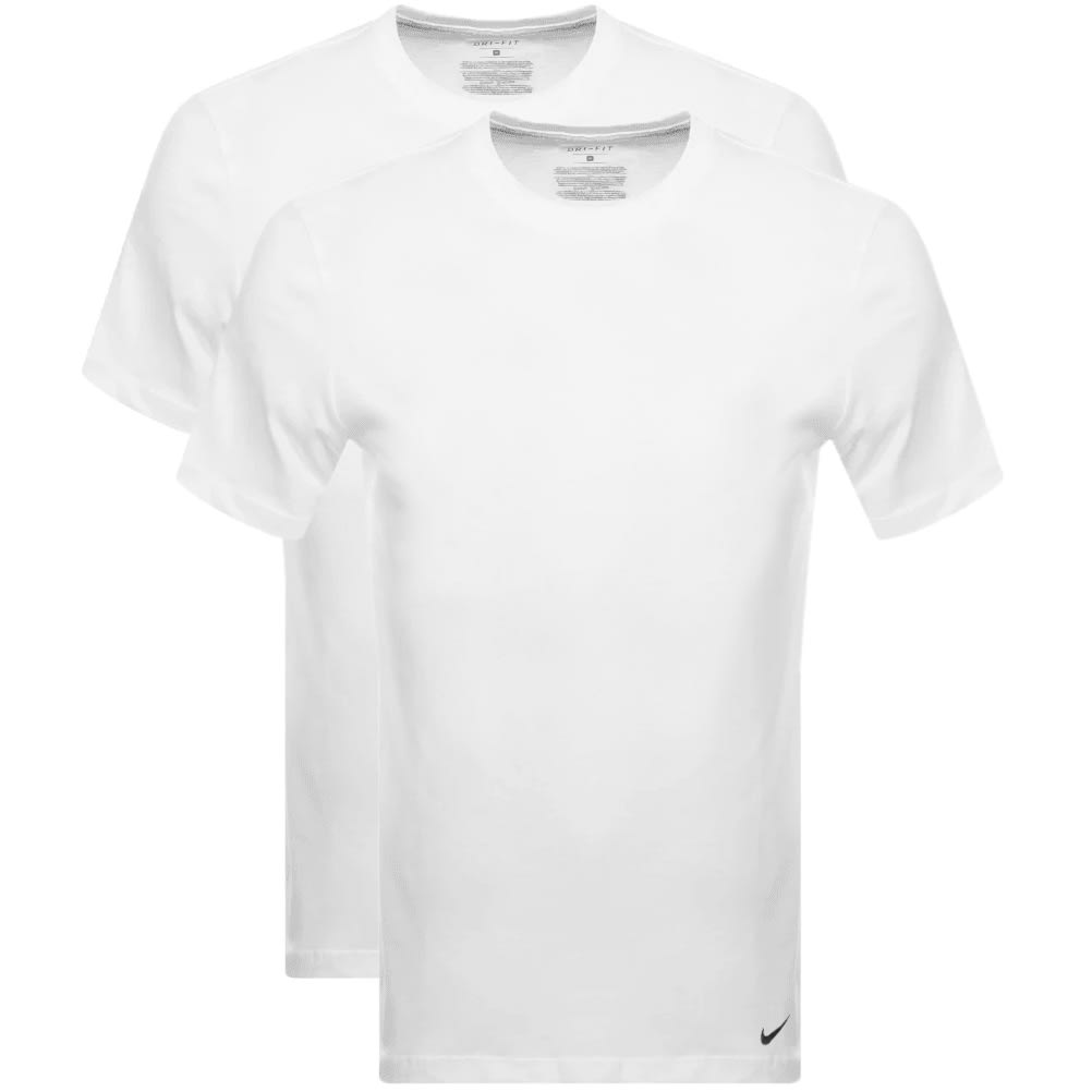 Nike Logo 2 Pack T Shirts White 