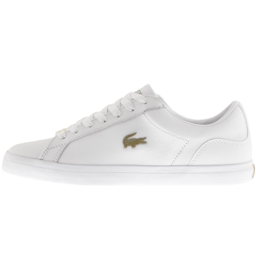 mens white lacoste trainers