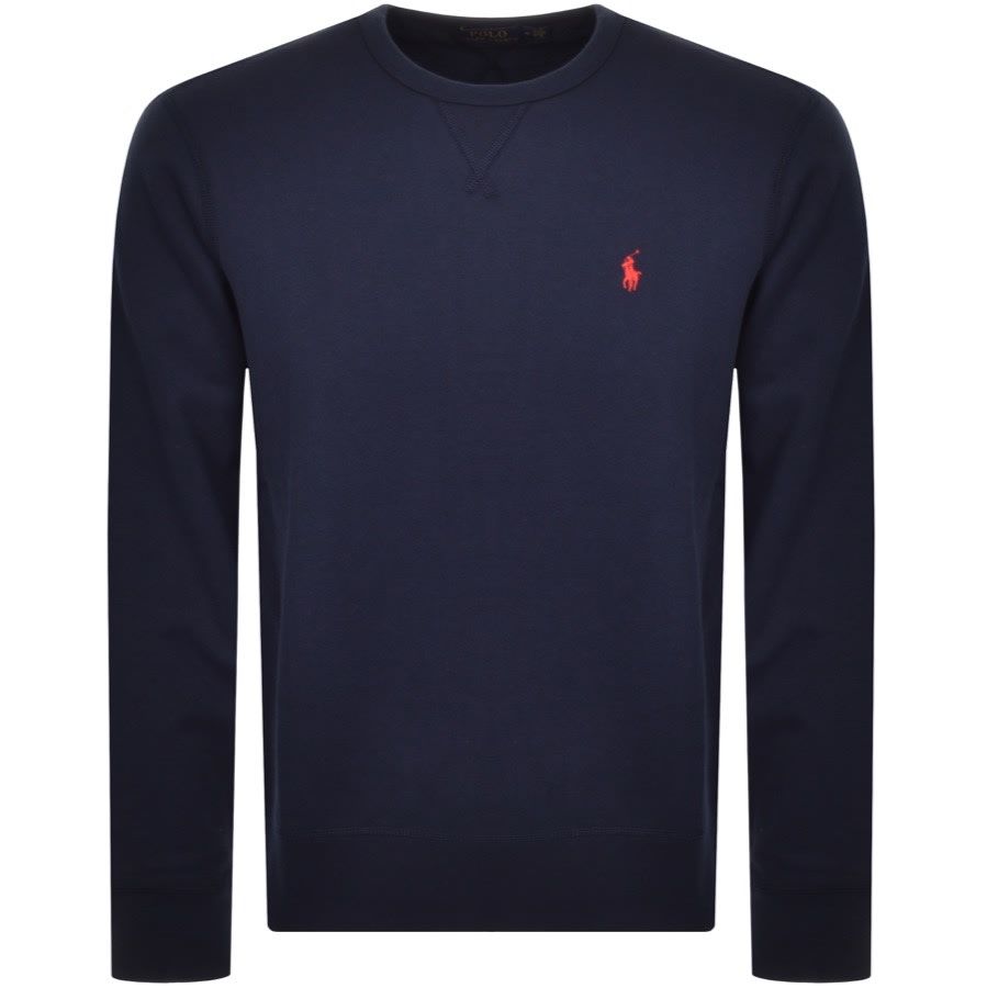 Ralph Lauren Crew Neck Sweatshirt Navy | Mainline Menswear