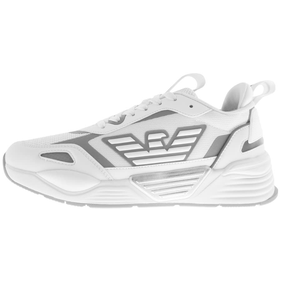 white ea7 trainers