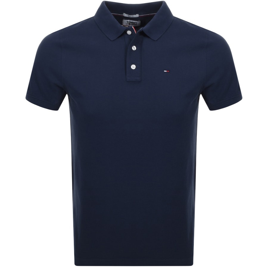 Tommy Jeans Slim Fit Polo Shirt Navy 