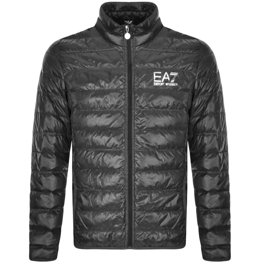 EA7 Emporio Armani Quilted Jacket Grey | Mainline Menswear