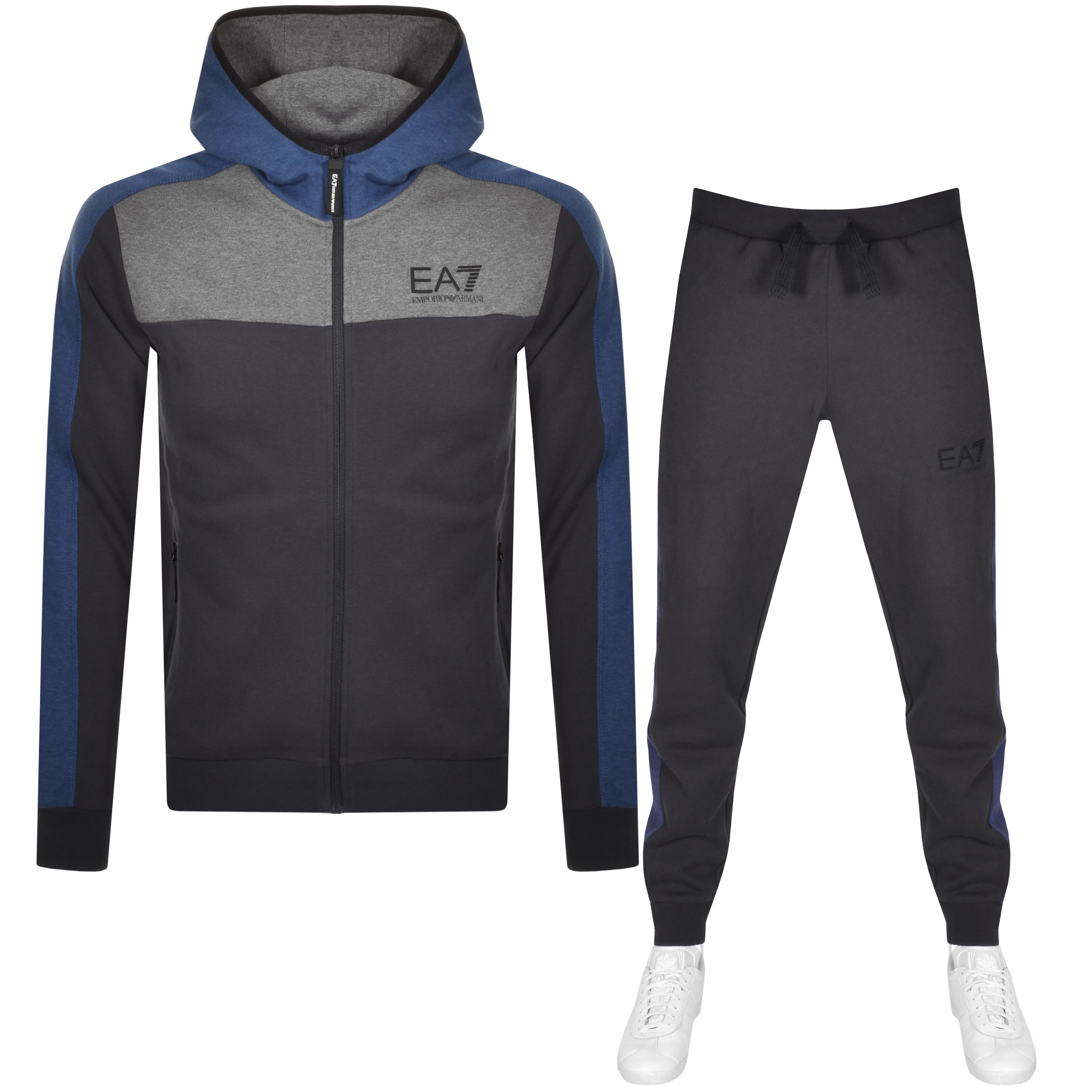 ea7 fleece tracksuit