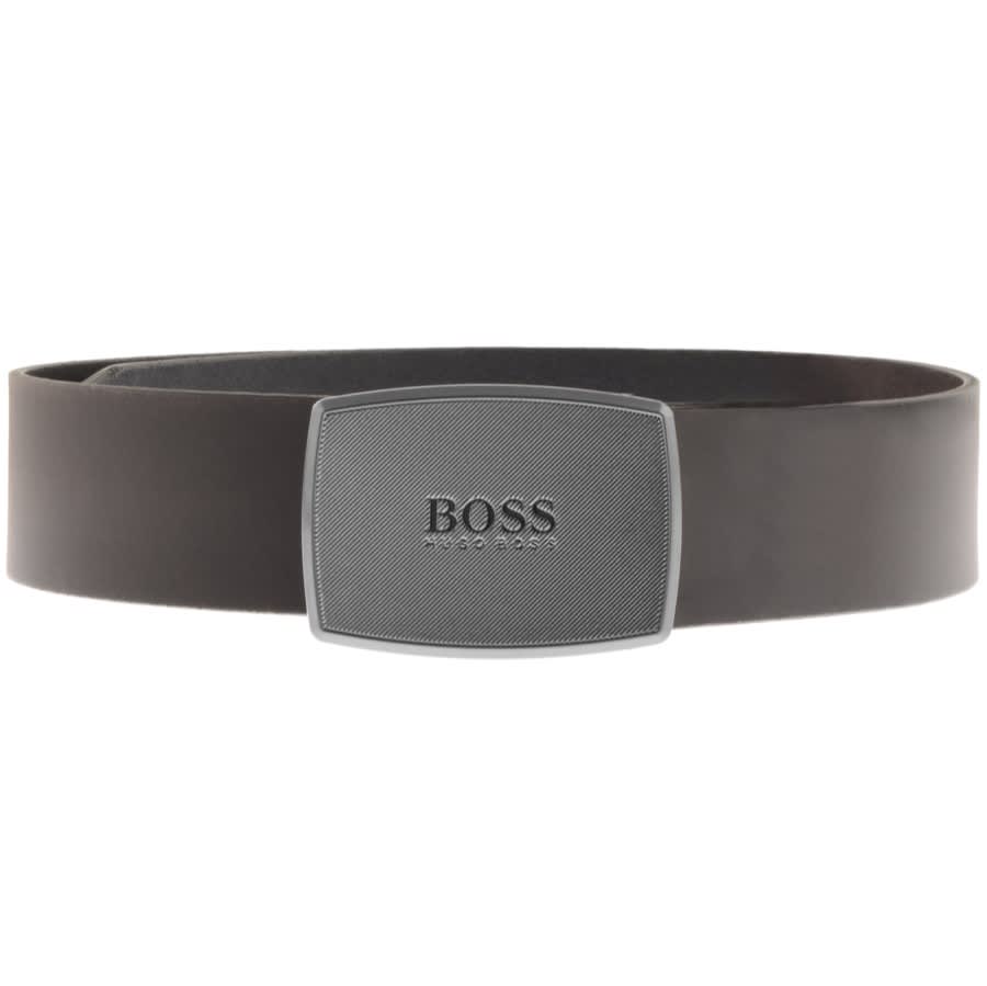 hugo boss belt brown