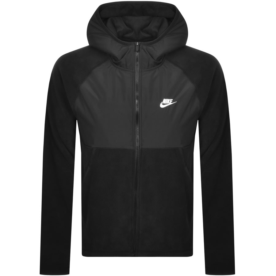 Nike Full Zip Winter Hoodie Black | Mainline Menswear