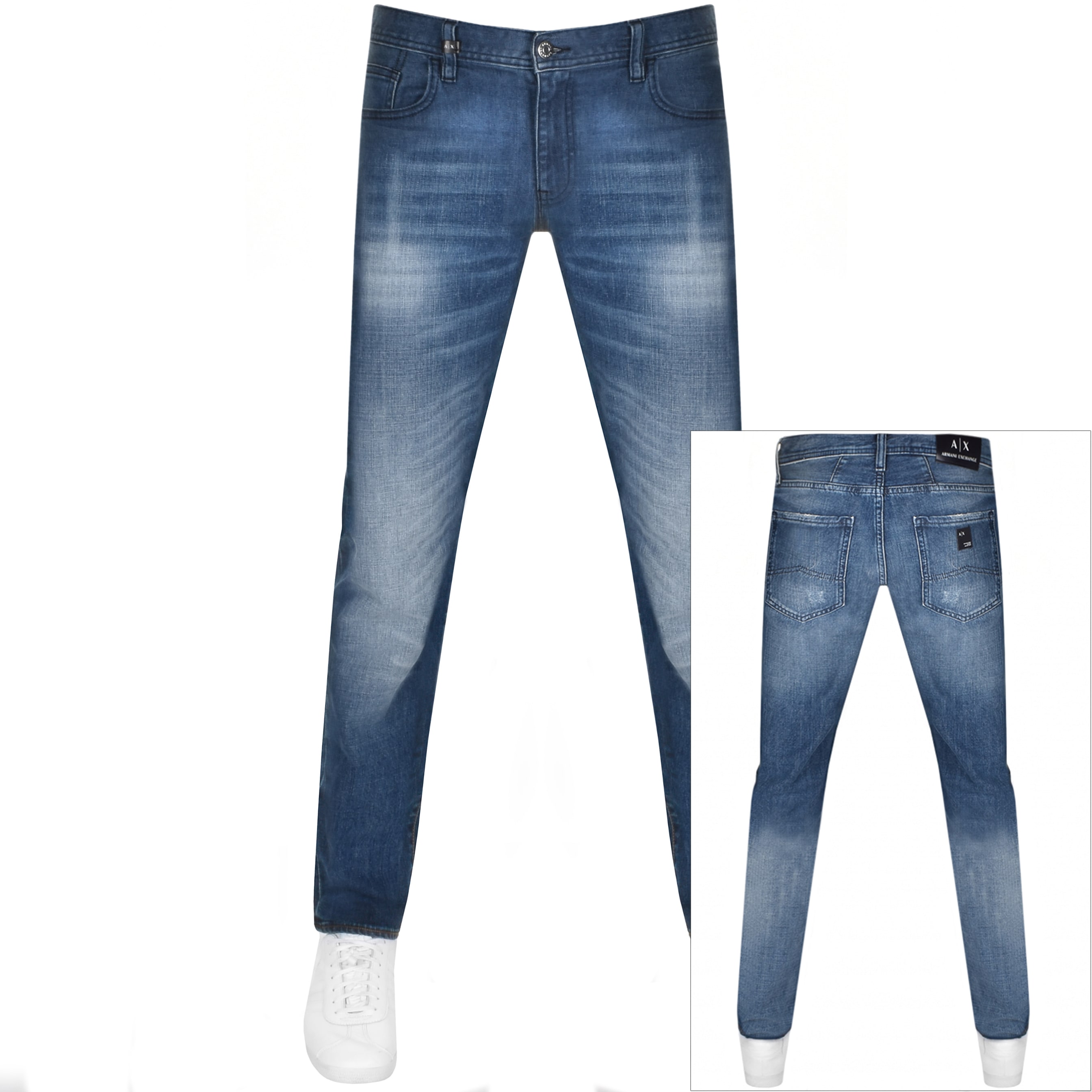 armani exchange straight jeans