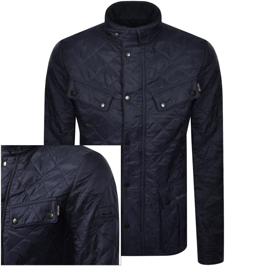 barbour ariel quilted jacket navy