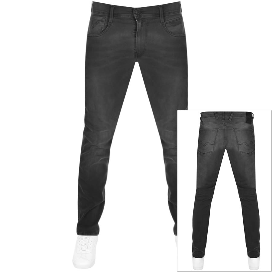 replay black jeans