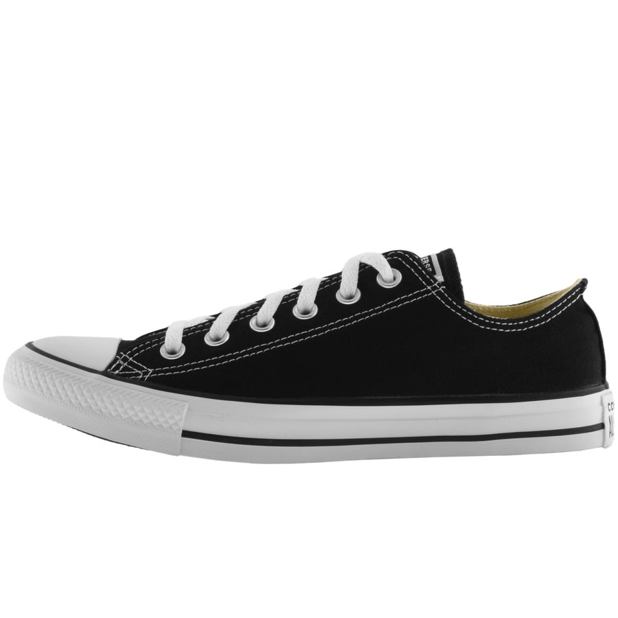 converse black all star oxford trainers