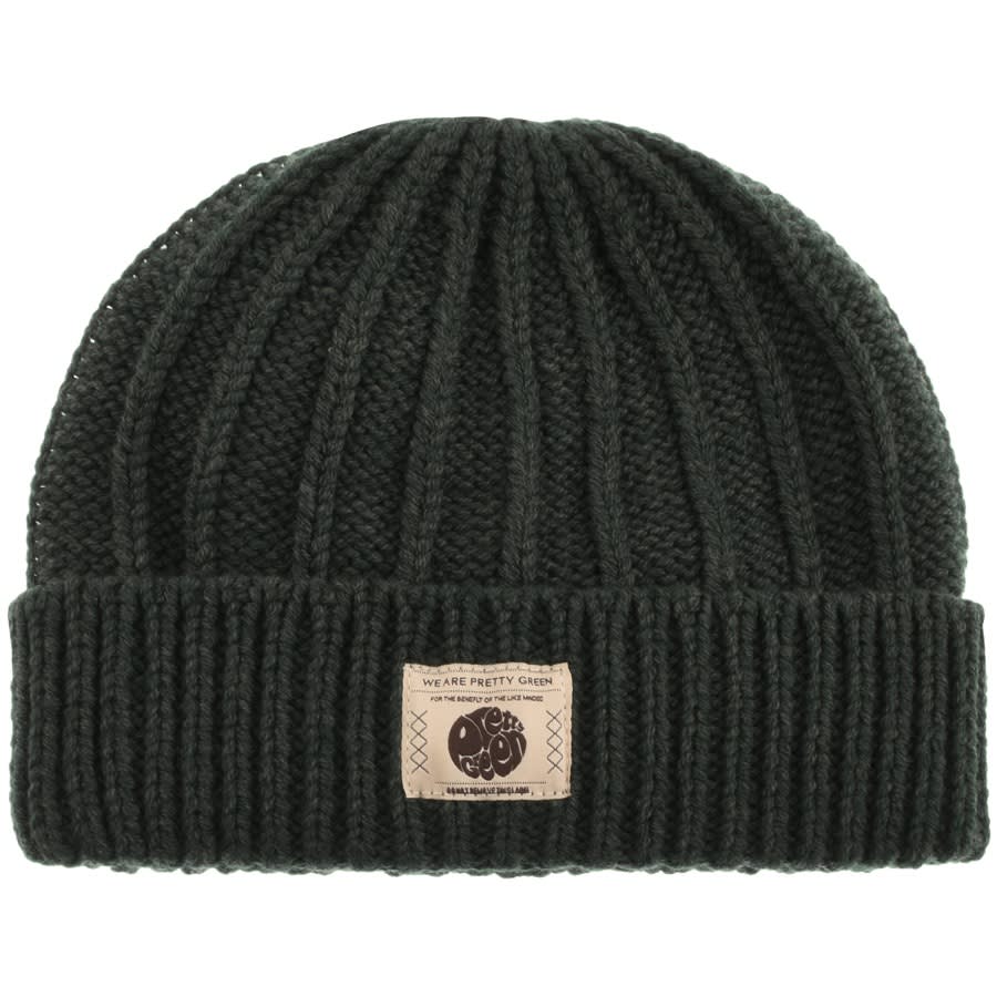 pretty green wooly hat