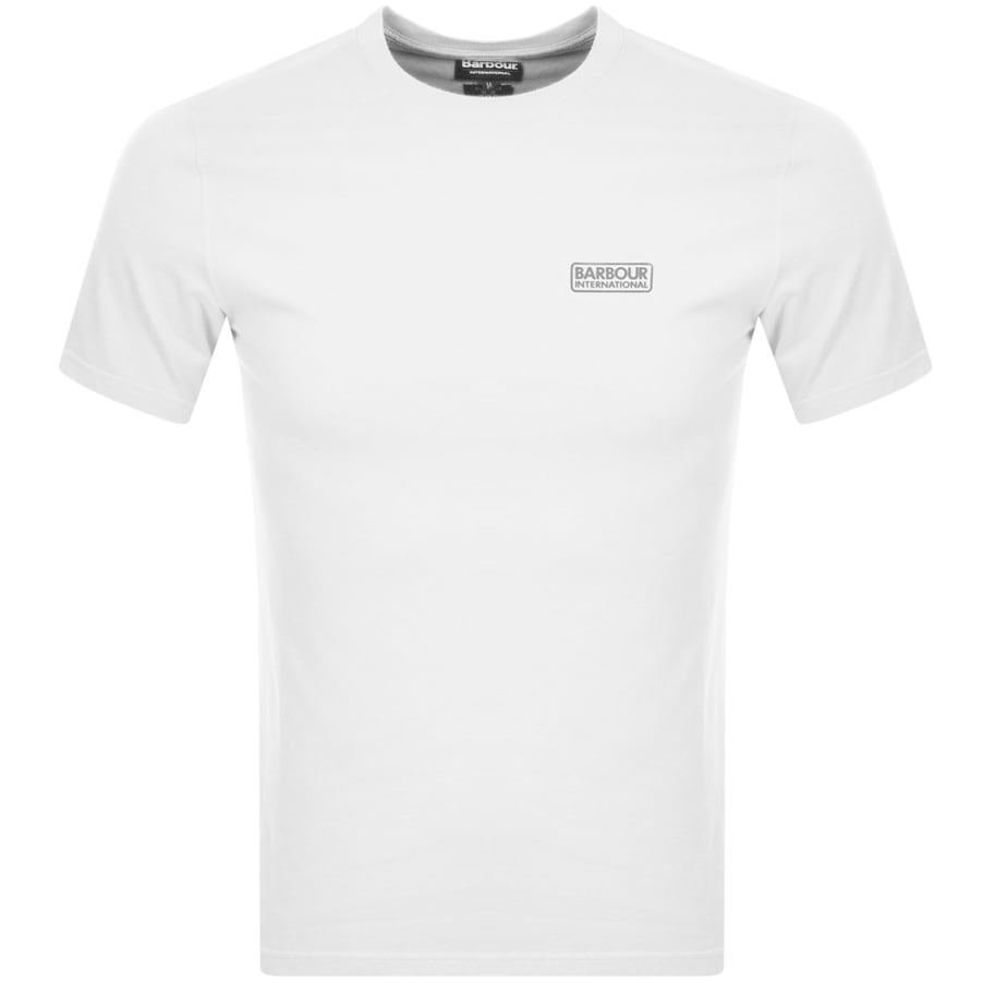 barbour international white t shirt
