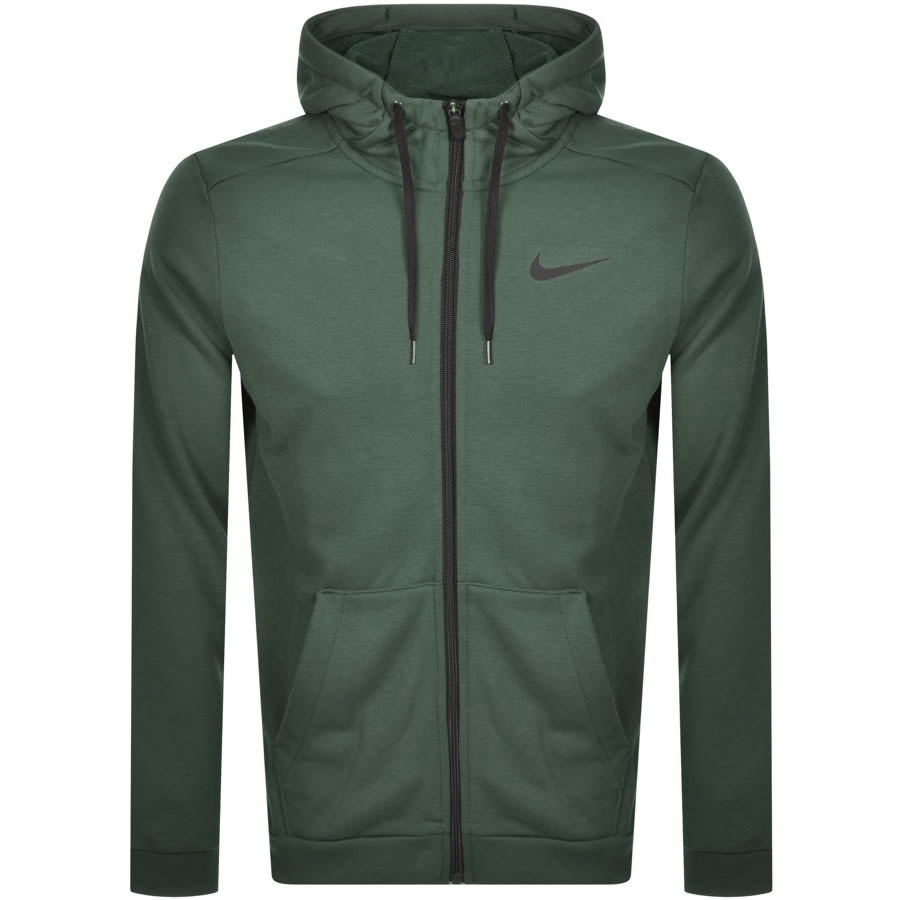 green nike zip hoodie
