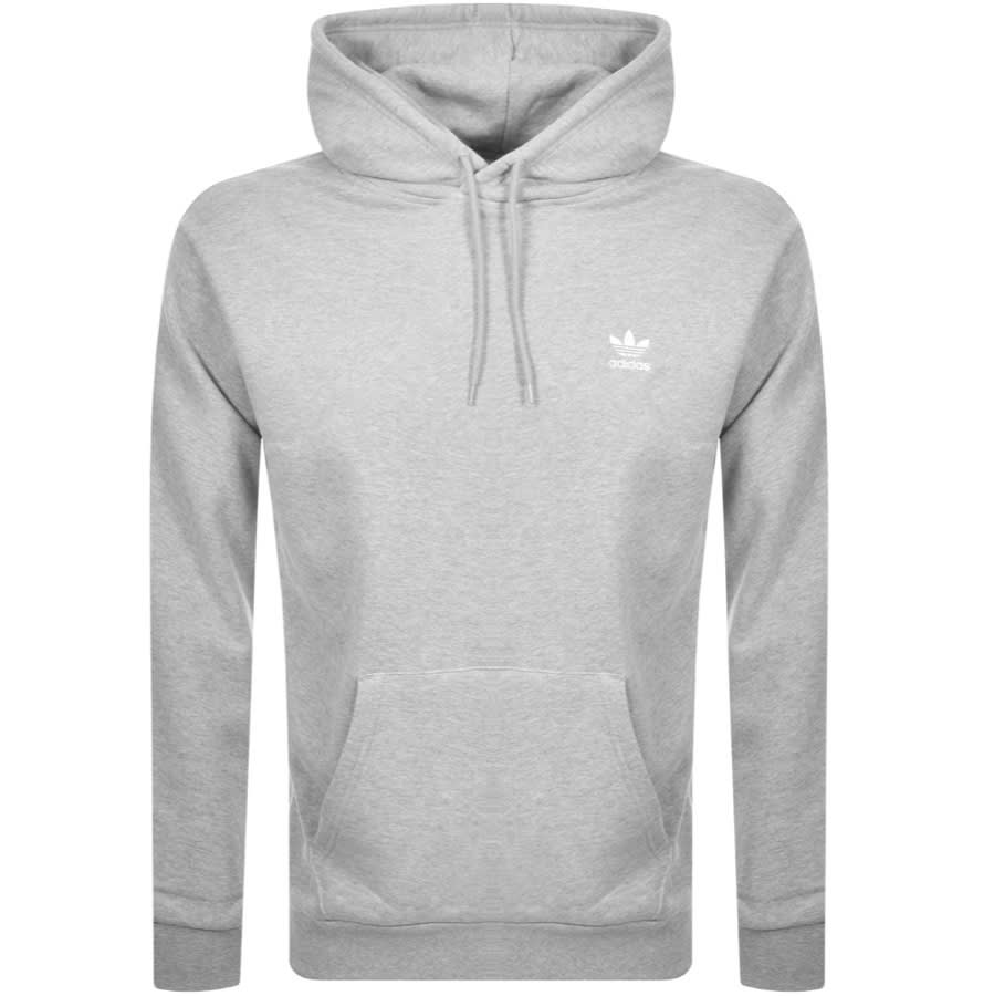adidas essential hoodie grey