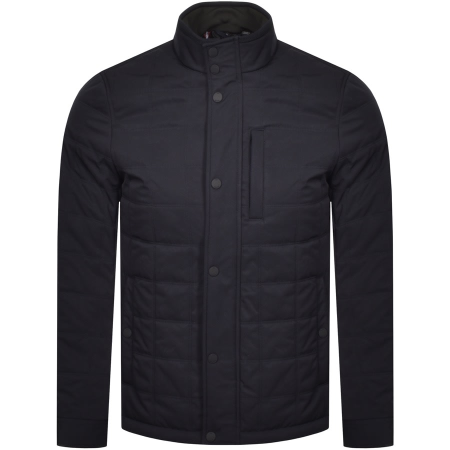 Ted Baker Trent Quilted Jacket Navy | Mainline Menswear