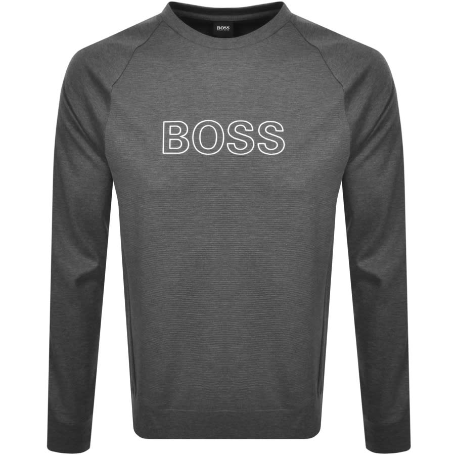boss grey jumper