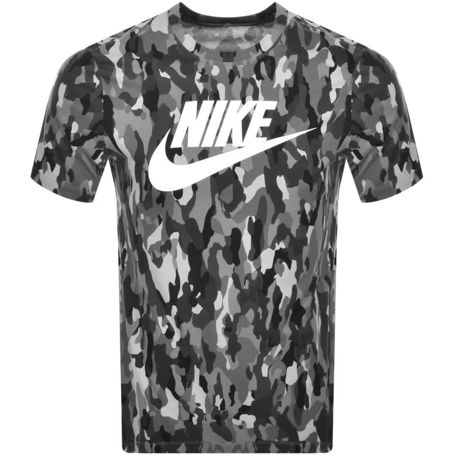 Nike Camo T Shirt Grey | Mainline Menswear Denmark