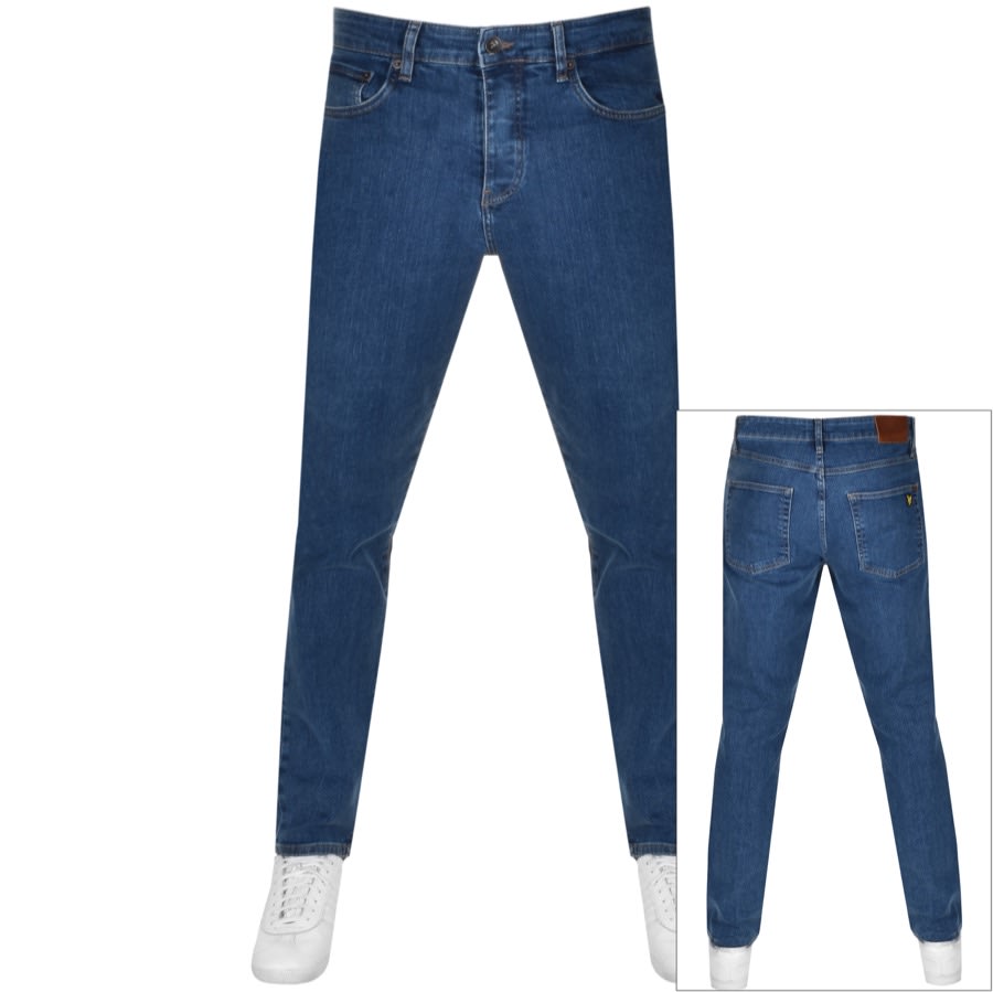 lyle and scott jeans blue