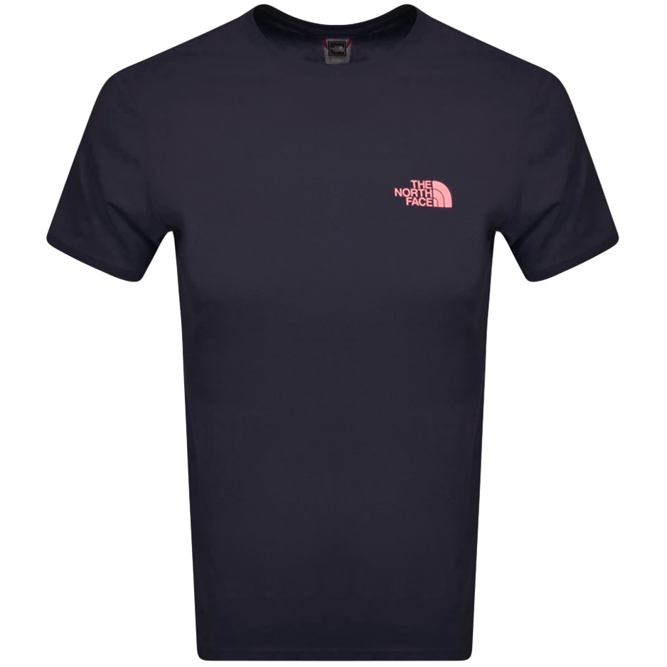 The North Face Simple Dome T Shirt Navy 