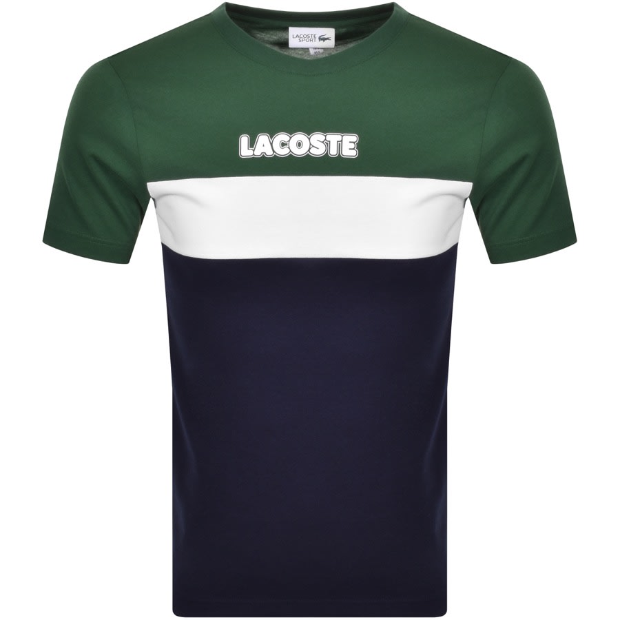 Lacoste Sport Logo T Shirt Green 