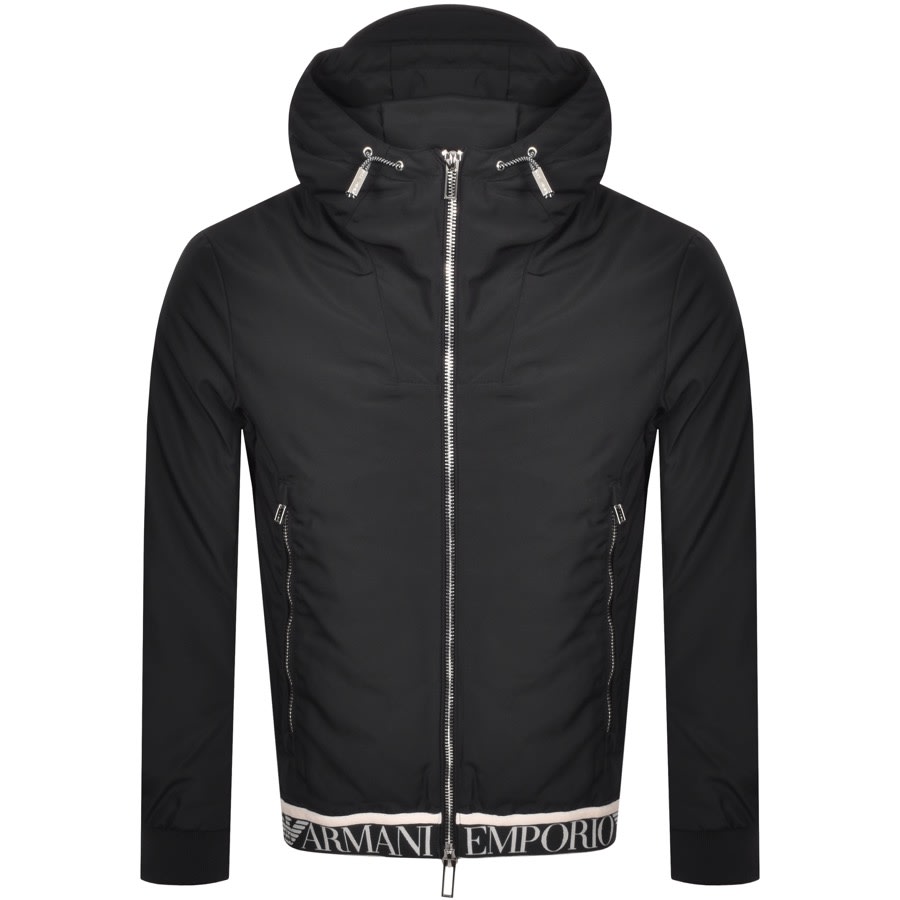 armani full zip hoodie