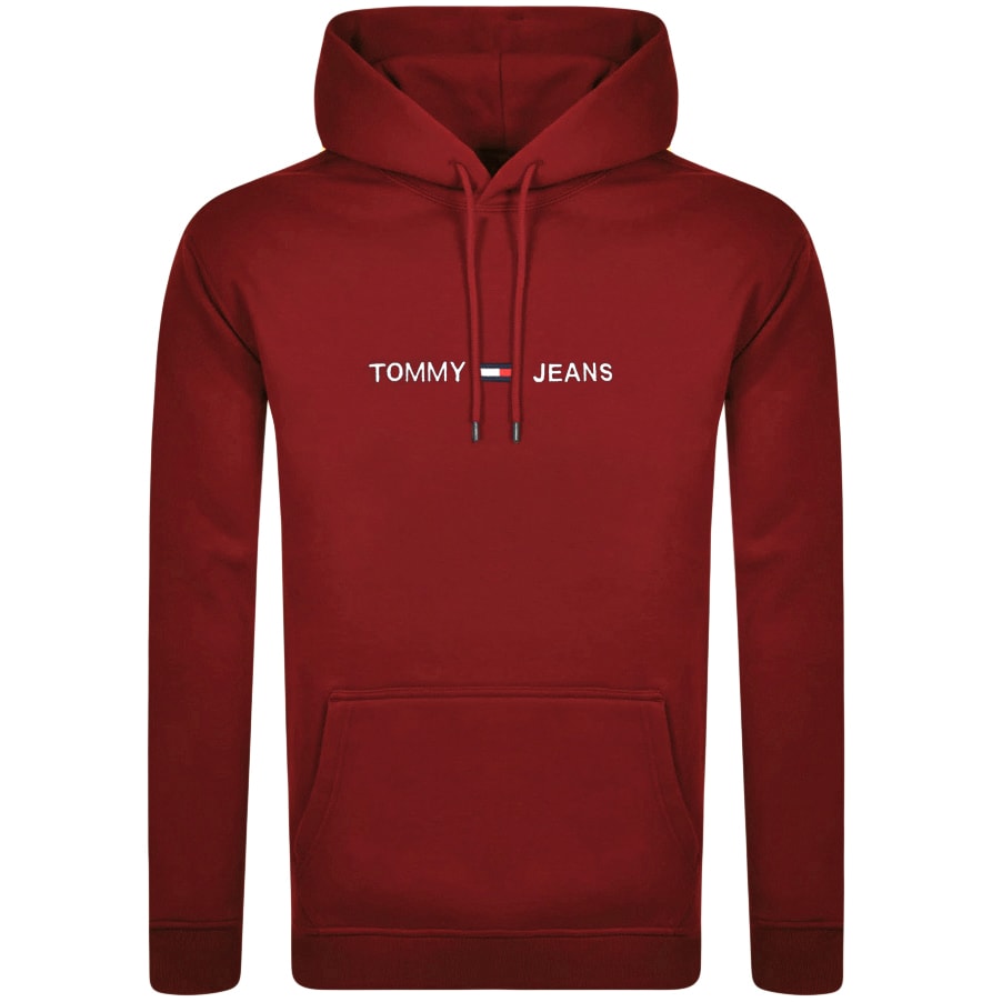 tommy jeans red hoodie
