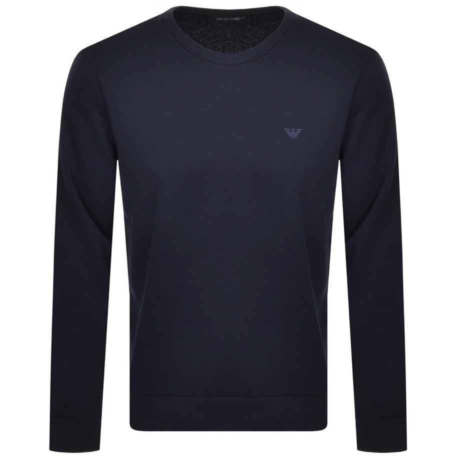 armani sweatshirt navy