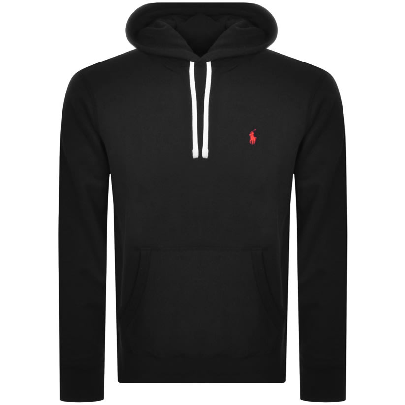 polo black zip up hoodie