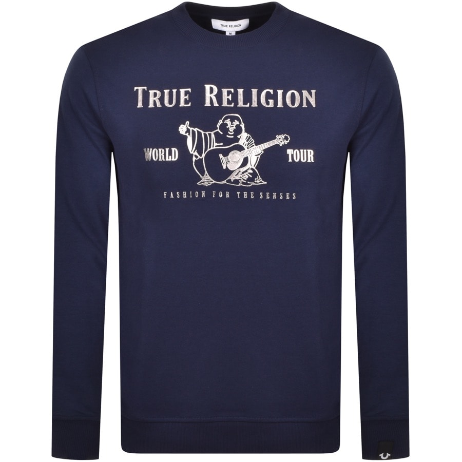 True Religion Chad Core Sweatshirt Navy 