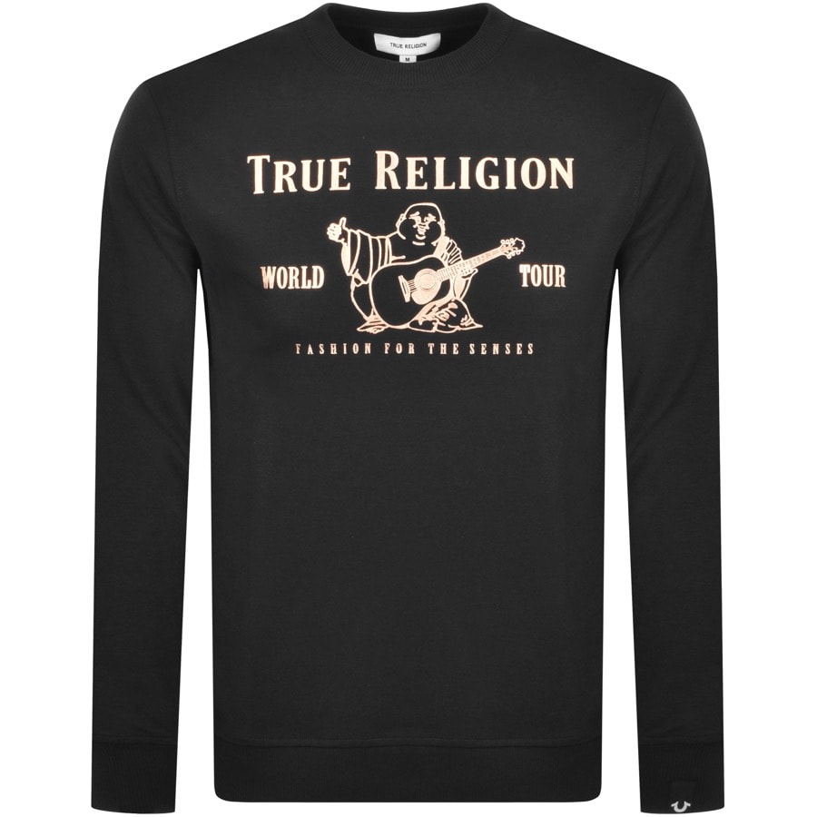 true religion black jumper