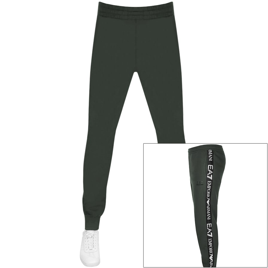 black armani tracksuit bottoms