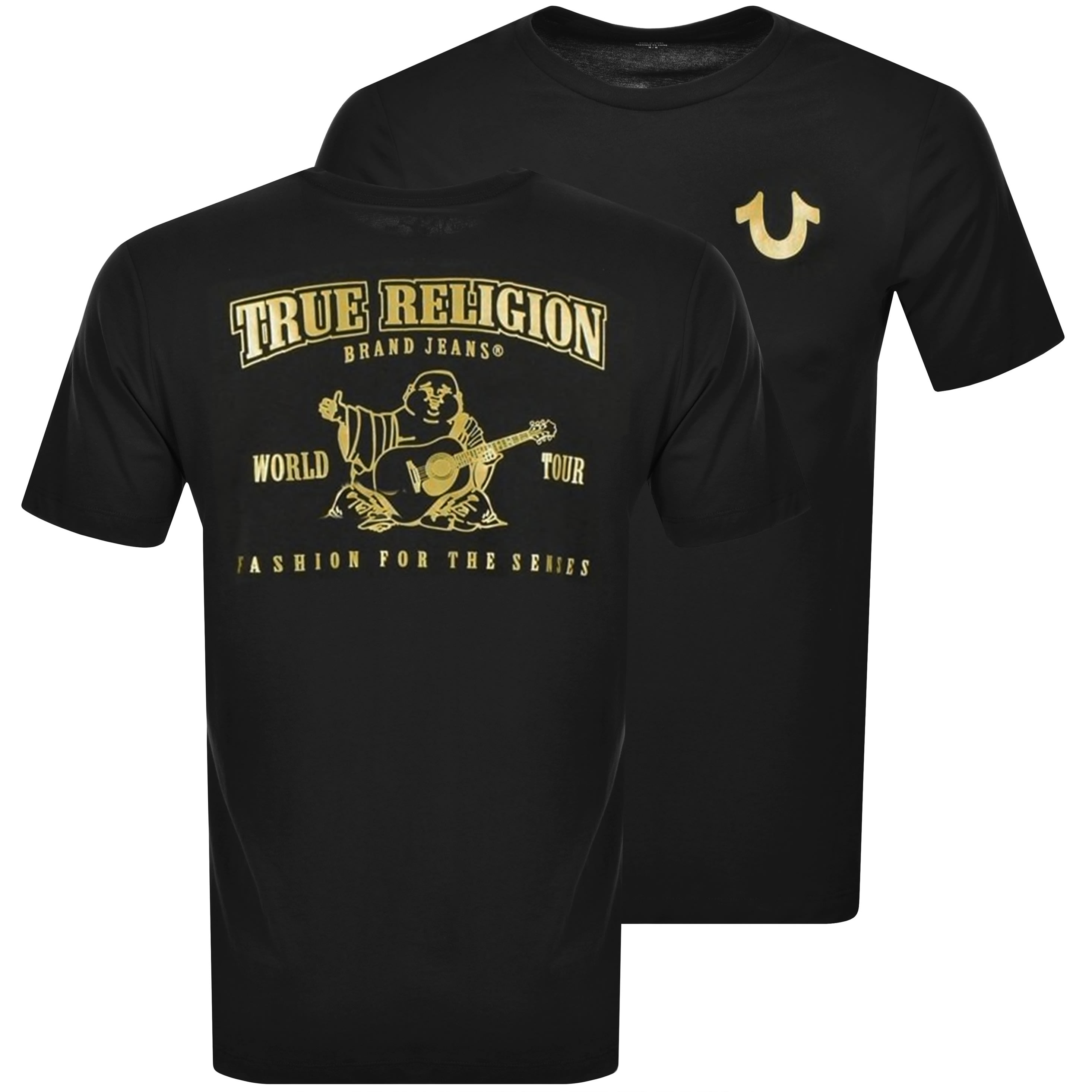 True Religion Metallic Buddha T Shirt 