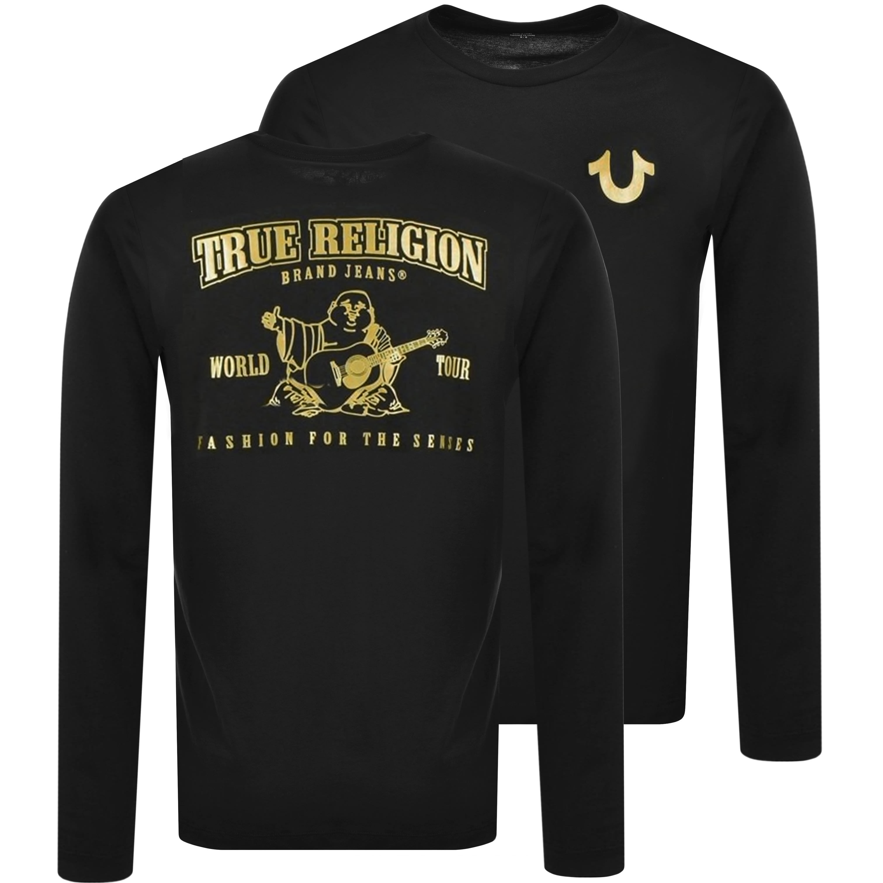 true religion black sweatshirt