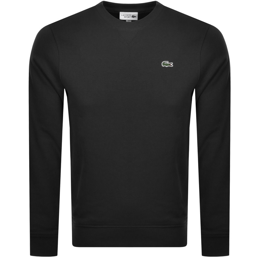 Lacoste Sport Crew Neck Sweatshirt Black | Mainline Menswear
