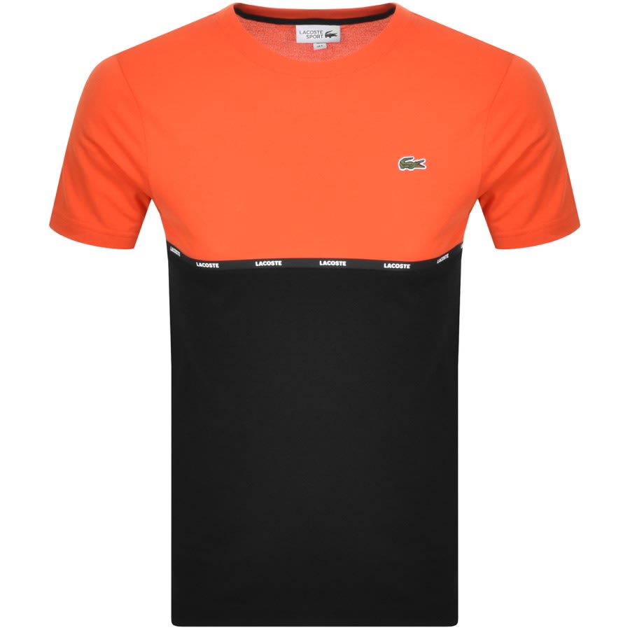 lacoste t shirt orange