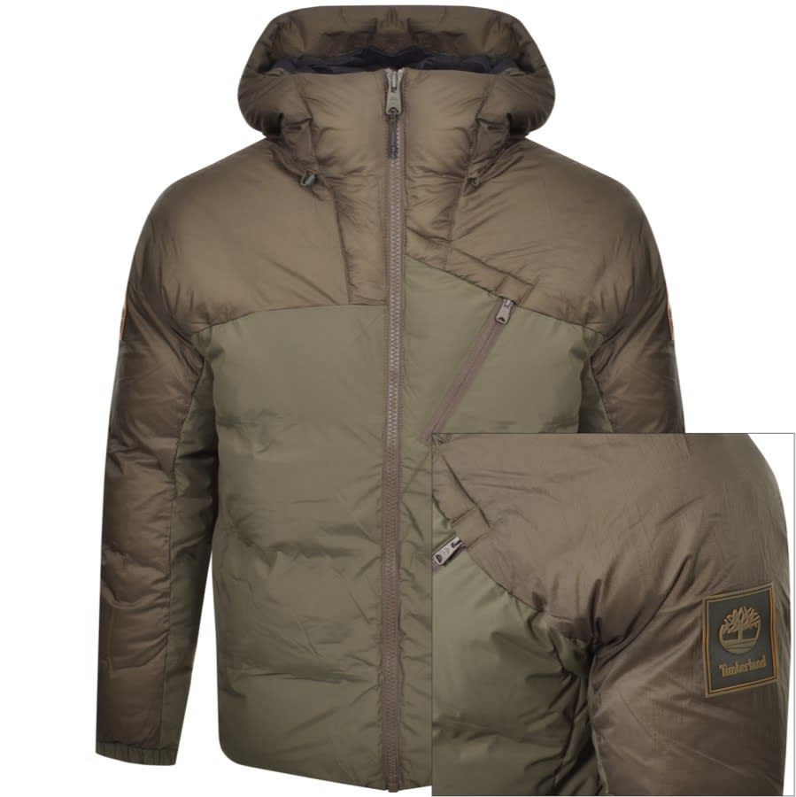 Green timberland coat clearance