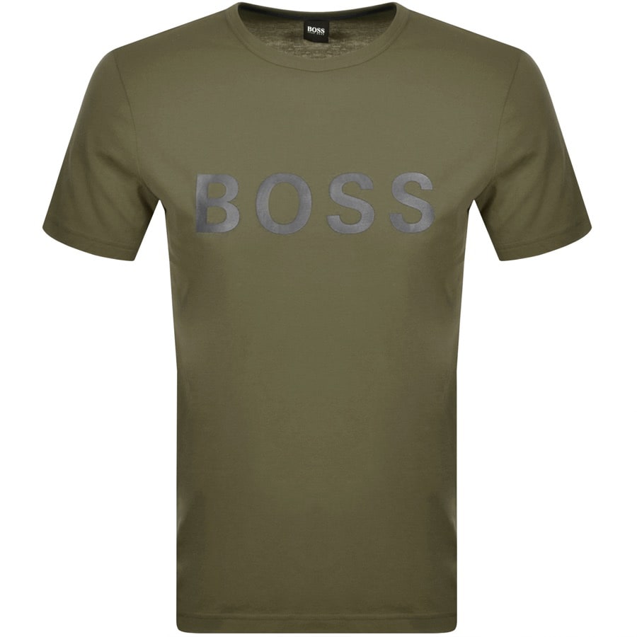 boss khaki t shirt