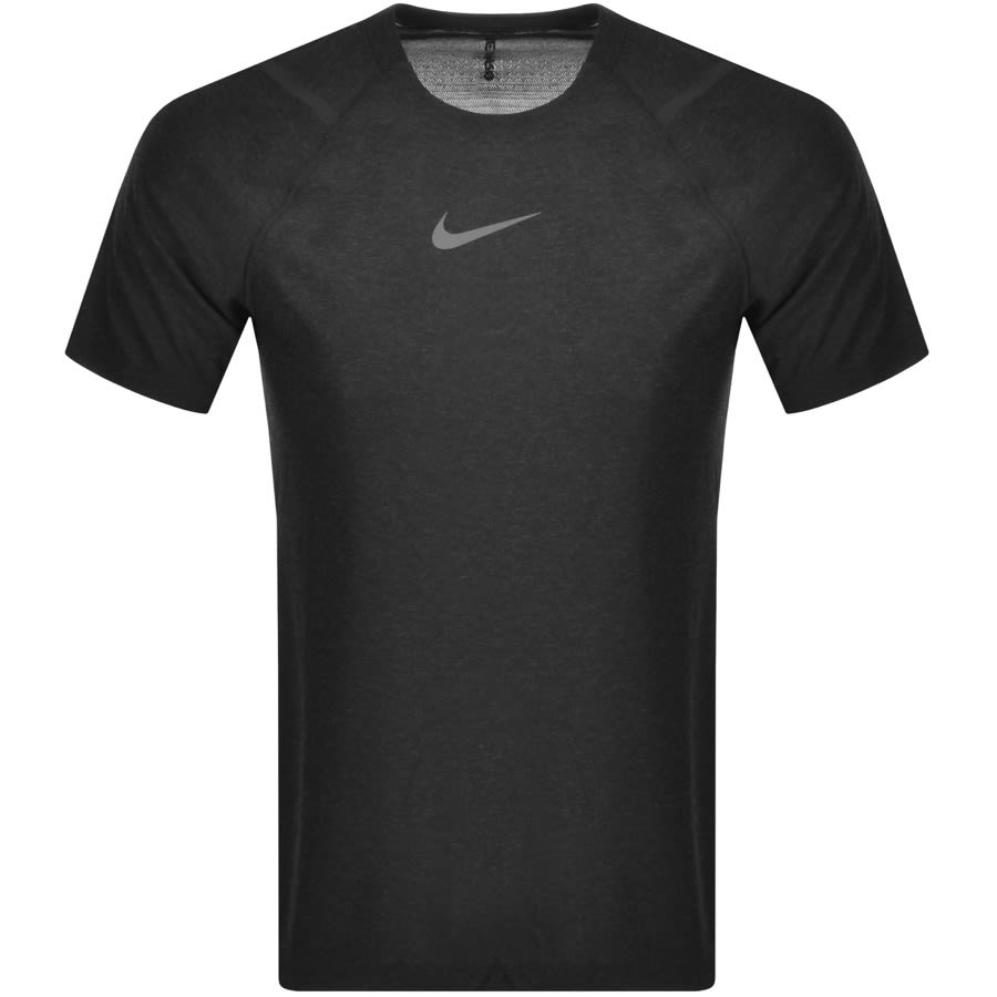 Nike Pro Dri Fit Logo T Shirt Black 