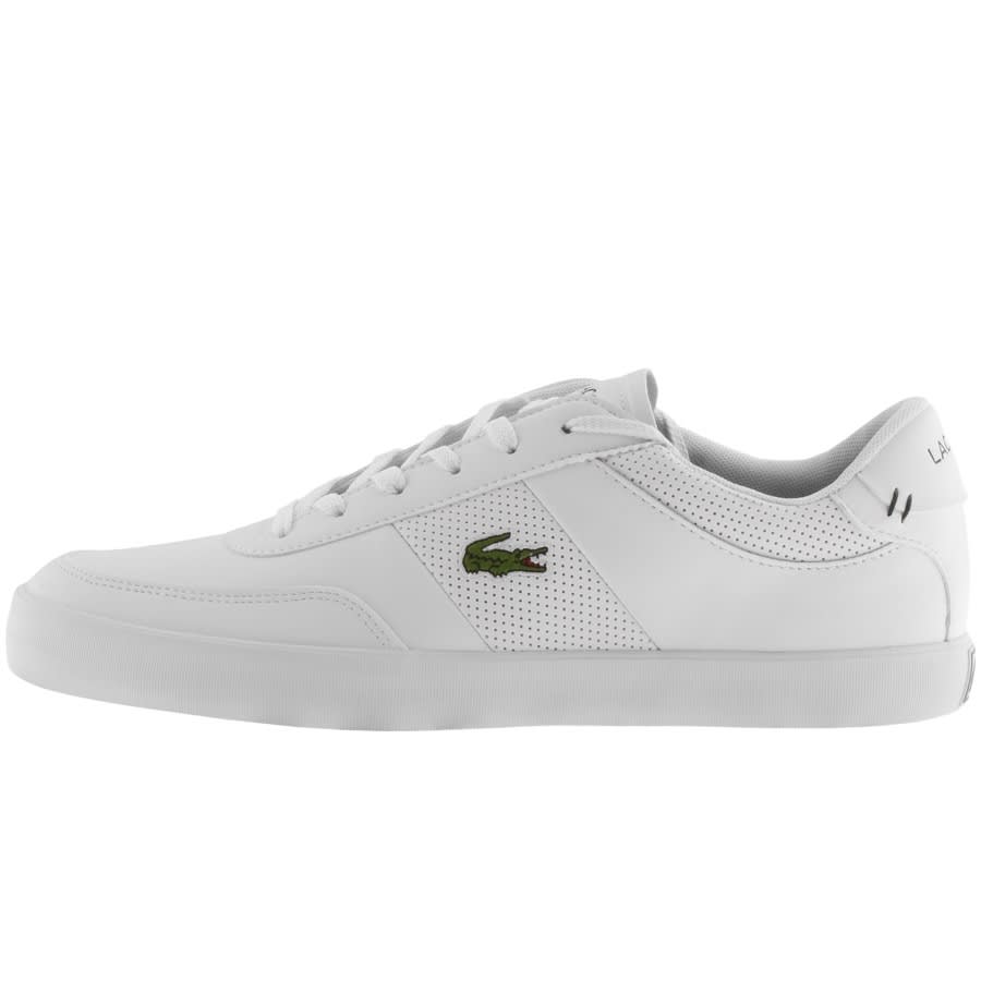 lacoste court trainers