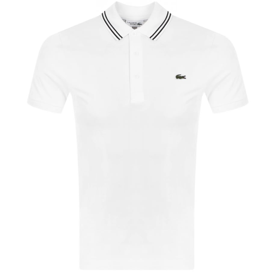 lacoste sport white t shirt