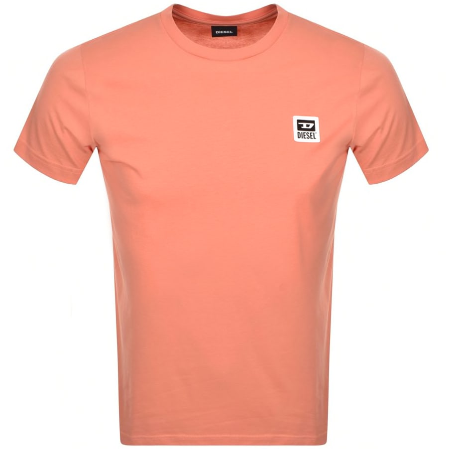 Diesel t shirt orange clearance