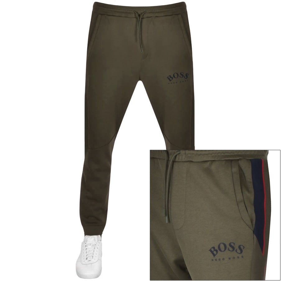 khaki jogging bottoms