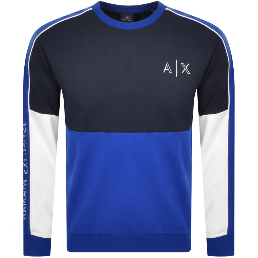 armani exchange crew neck sweatshirt