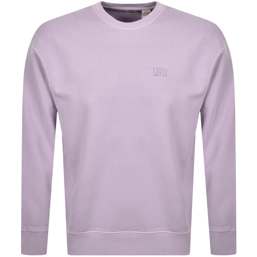 lilac crew neck sweatshirt