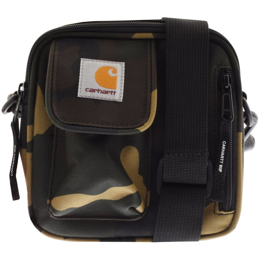 Carhartt Essentials Camo Shoulder Bag Khaki | Mainline Menswear