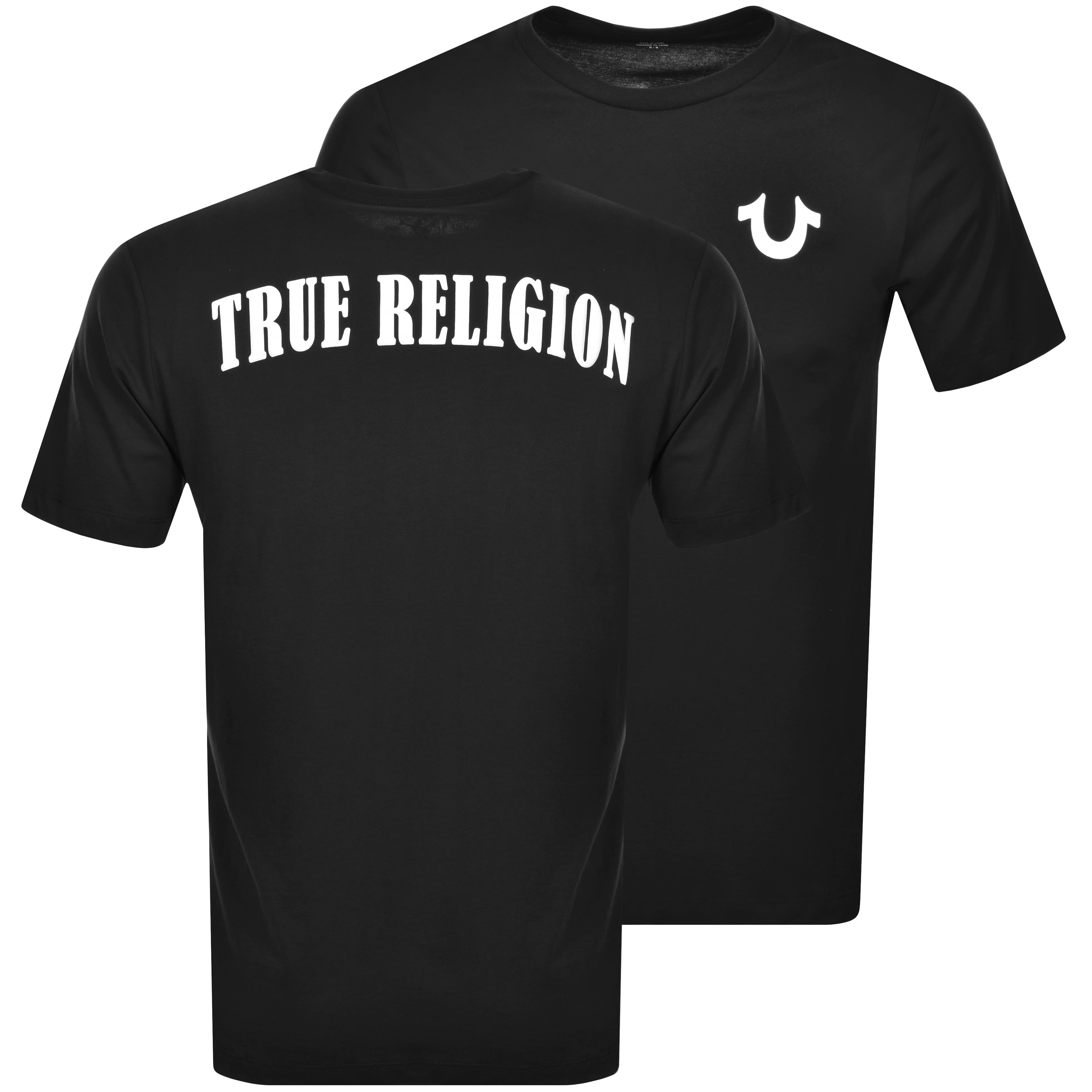 True Religion Logo T Shirt Black 