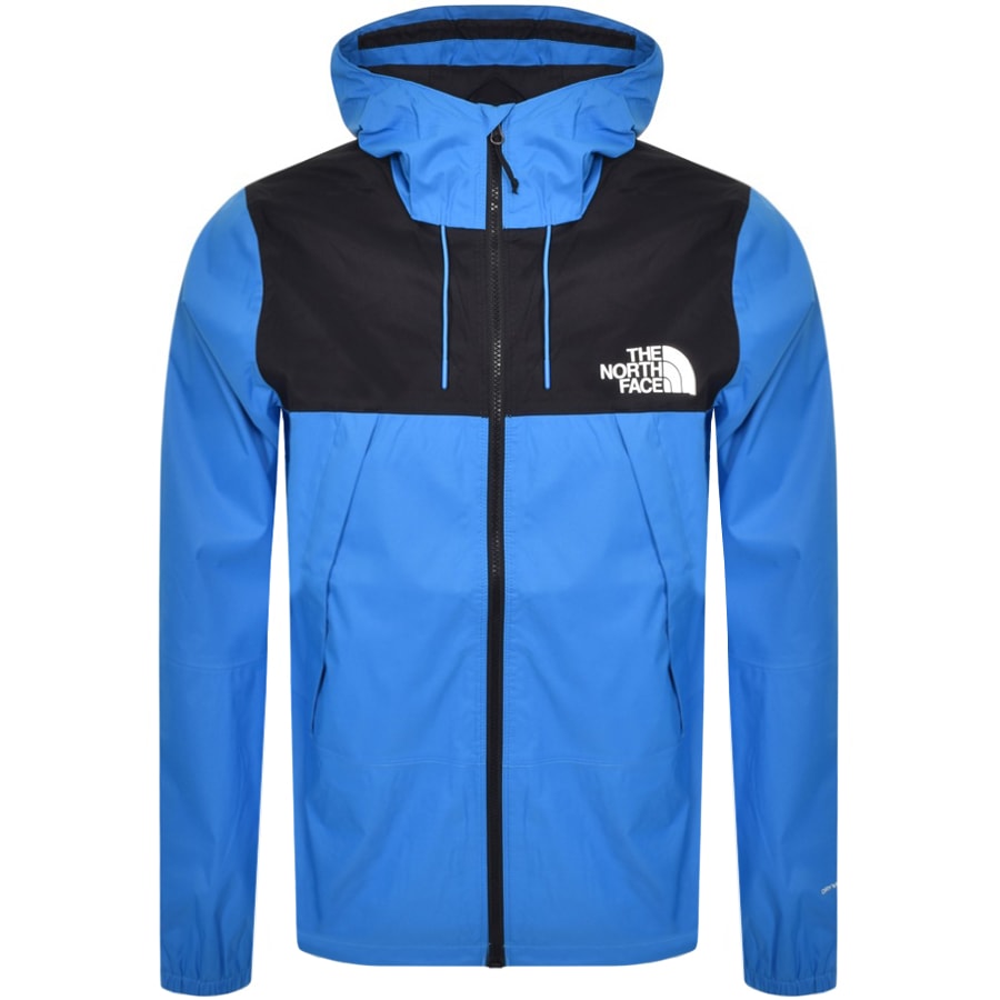 north face jacket blue and yellow