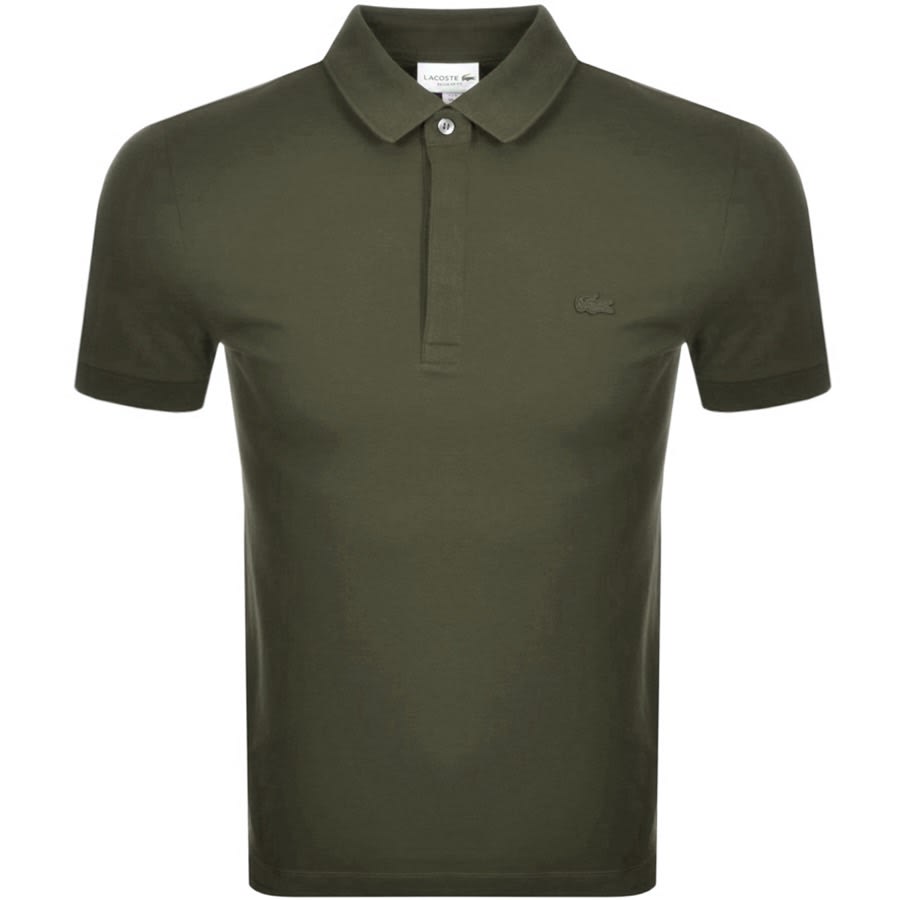 Lacoste Short Sleeved Polo T Shirt Green | Mainline Menswear