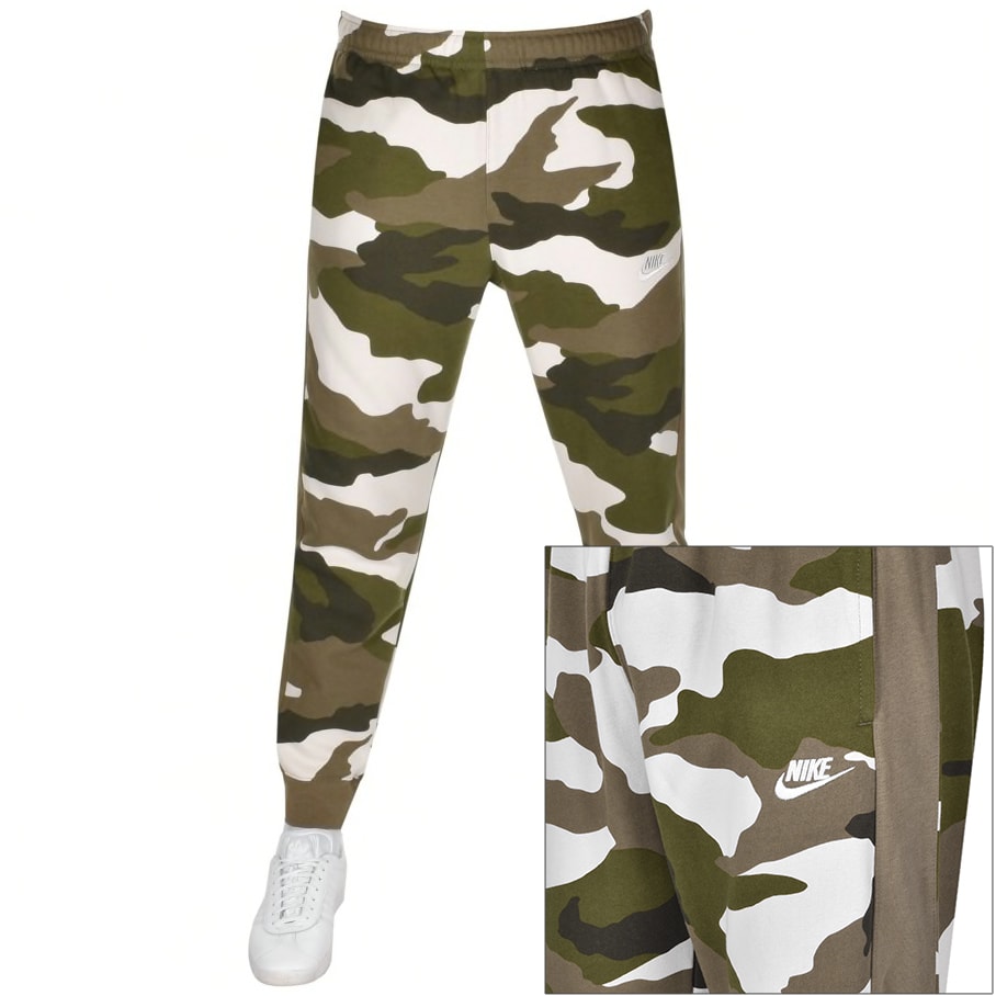 camouflage jogging bottoms