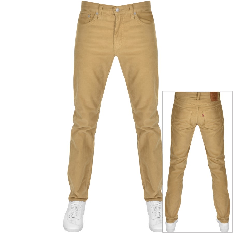 Levis 511 Corduroy Slim Fit Jeans Brown | Mainline Menswear