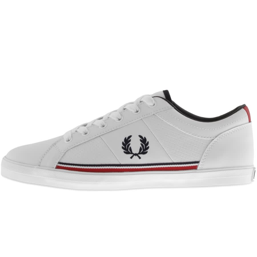 fred perry white trainers